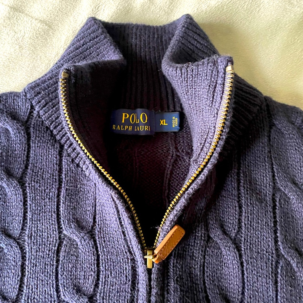 Polo Ralph Lauren Men’s cable knit sweater.